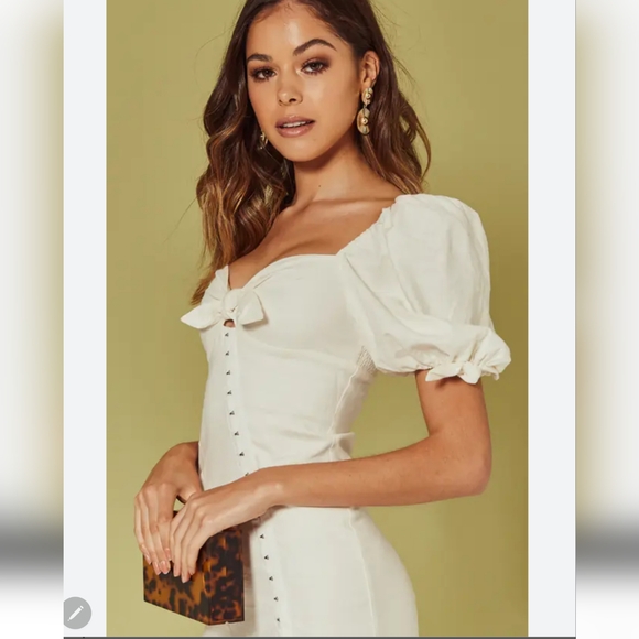 🍋For Love and Lemons Macaroon Mini Dress - Picture 13 of 17